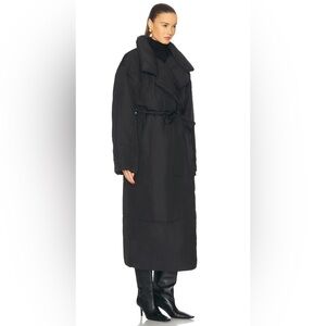 Norma Kamali Black Trench Coat